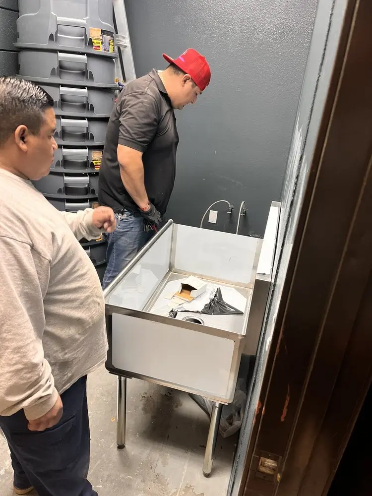 Commercial plumbing and sink installation in Cannon Town