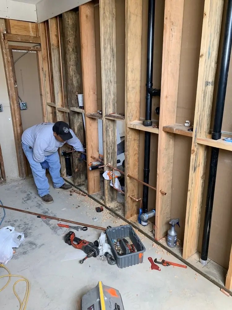 Commercial rough-in plumbing for Trenchless Sewer Repair in Cannon Town